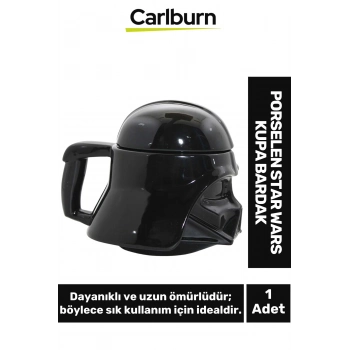 Özel Tasarım Dekoratif Şık Hediyelik Porselen Star Wars Kupa Bardak 13*18 Cm