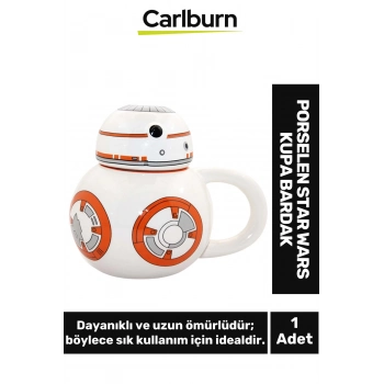 Özel Tasarım Dekoratif Şık Hediyelik Porselen Star Wars Kupa Bardak 13*14 Cm
