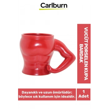 Özel Tasarım Dekoratif Şık Hediyelik Sevgili Arkadaş Vücut Porselen Kupa Bardak 10*14 Cm