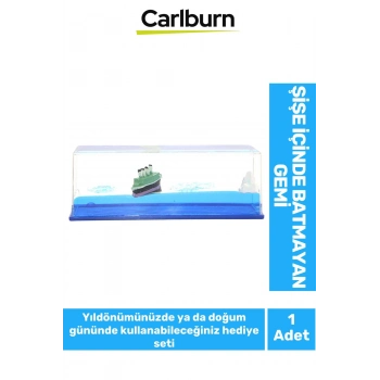 Özel Tasarım Aşk Batmayan Gemi Yıl Dönümü Kız Arkadaş Doğum Günü Hediye Sevgiliye Akvaryum 17*6 Cm