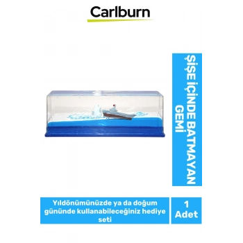 Özel Tasarım Aşk Batmayan Gemi Yıl Dönümü Kız Arkadaş Doğum Günü Hediye Sevgiliye Akvaryum 17*6 Cm
