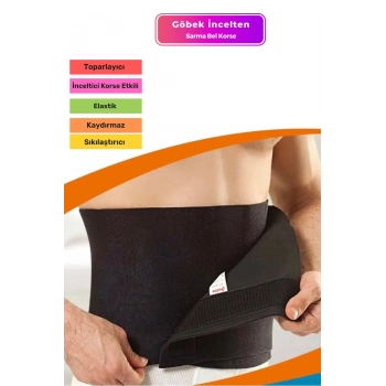 Özel Üretim Neopren Göbek İncelten Terleten Yağ Yakımına Yardımcı Sauna Etkili Termal Bel Kemeri