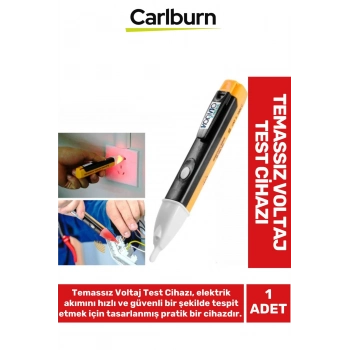 Özel Güvenilir Elektrik Kontrol Led Işıklı Hat Tespit Edici Temassız Kablo Priz Voltaj Test Cihazı