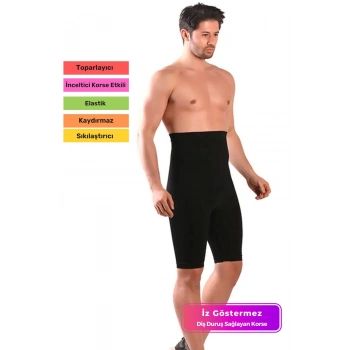 Özel Üretim Kalça Karın Sıkılaştırıcı Diş Duruş Sağlayan Toparlayıcı Esnek Rahat Erkek Boxer Korse