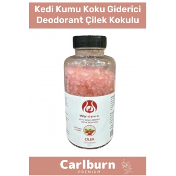 Evcil Hayvan Kedi Kumu Koku Giderici Çilek Kokulu Deodorant Sülfat Epsom Tuzu 350Gr