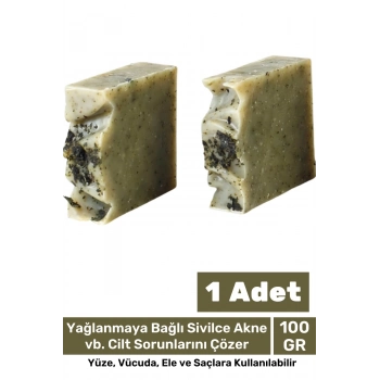 100% Doğal Güzel Kokulu El Yüz Saç Vücut Cilt Onaran Kolajen Etkili Isırgan Bitkisel Sabun 1 Adet