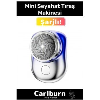 Özel Üretim Pratik Seyahat Günlük Hızlı Taşınabilir Şarjlı Yuvarlak Etkili Kablosuz Tıraş Makinesi