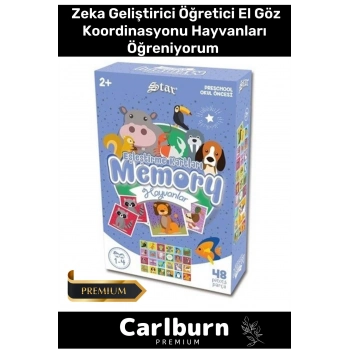 Eğitici Zeka Geliştirici Öğretici El Göz Koordinasyonu Aile Boyu Eğitim 48 Parça Hayvanlar