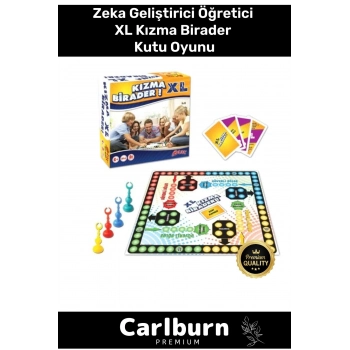 Premium Eğitici Zeka Geliştirici Öğretici Eğlence Aile Parti XL Kızma Birader Kutu Oyunu