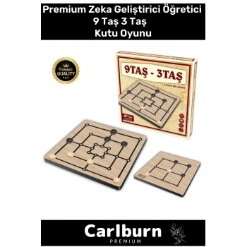 Premium Eğitici Zeka Geliştirici Öğretici Eğlence Aile Parti Yılbaşı Etkinlik 9 Taş 3 Taş Oyun