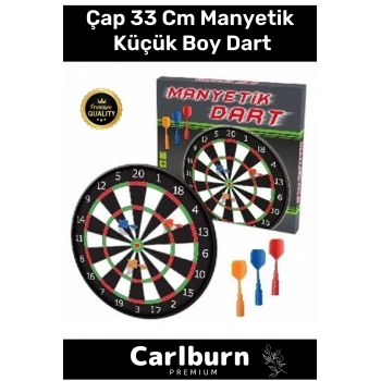 Premium Eğitici Zeka Geliştirici Öğretici Eğlence Aile Manyetik Dart Küçük Boy Çap 33 Cm