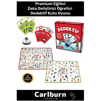 Premium Eğitici Zeka Geliştirici Öğretici Eğlence Aile Etkinlik Dedektif Kutu Oyunu