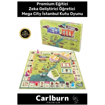 Premium Eğitici Zeka Geliştirici Öğretici Eğlence Emlak Gayrimenkul Ticaret Oyunu Mega City İstanbul