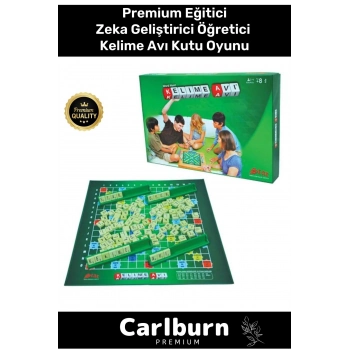 Premium Eğitici Zeka Geliştirici Öğretici Eğlence Aile Etkinlik Arkadaş Özel Gün Davet Kelime Avı