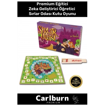 Premium Eğitici Zeka Geliştirici Öğretici Eğlence Aile Etkinlik Arkadaş Sırlar Odası Kutu Oyunu