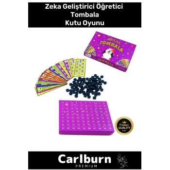 Premium Eğitici Zeka Geliştirici Öğretici Eğlence Aile Parti Yılbaşı Etkinlik Tombala Oyunu