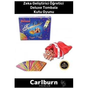 Premium Eğitici Zeka Geliştirici Öğretici Eğlence Aile Parti Yılbaşı Etkinlik Deluxe Tombala Oyunu