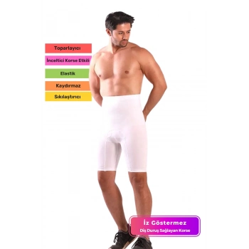 Özel Üretim Kalça Karın Sıkılaştırıcı Diş Duruş Sağlayan Toparlayıcı Esnek Rahat Erkek Boxer Korse