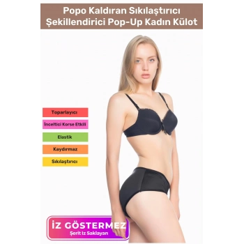 Özel Üretim Popo Kaldıran Toparlayan Sıkılaştırıcı Şekillendirici Pop-Up Kadın Külot İç Çamaşırı