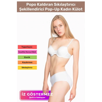 Özel Üretim Popo Kaldıran Toparlayan Sıkılaştırıcı Şekillendirici Pop-Up Kadın Külot İç Çamaşırı