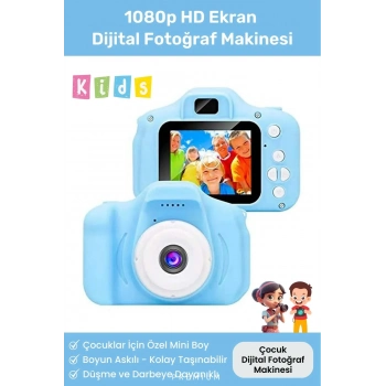 Yeni Nesil Çocuk Dijital Mini Fotoğraf Video Makine Erkek Kız Çocuklar 1080p HD Ekran Kamera Selfie