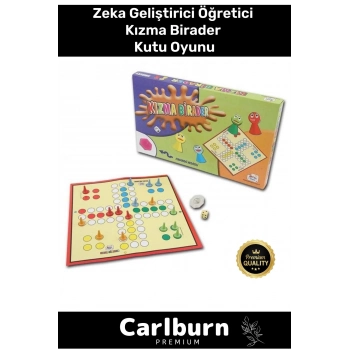 Premium Eğitici Zeka Geliştirici Öğretici Eğlence Aile Parti Kızma Birader Kutu Oyunu