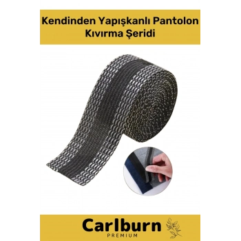 Deluxe Polyesterden Bant Dayanıklı Esnek Sıcakta Eriyen Kendinden Yapışkanlı Pantolon Kıvırma Şeridi