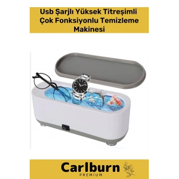 Yüksek Titreşimli Usb Kablolu 5V Güçlü Çok Fonksiyonlu Takı Gözlük Makyaj Saat Temizleme Makinesi