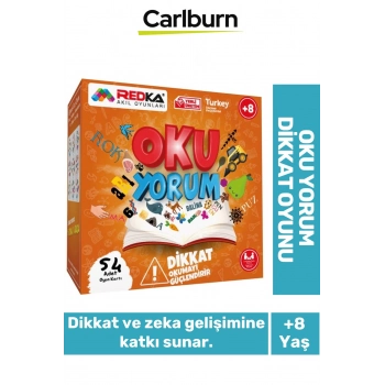Zeka Geliştirici Oyun Eğitici Öğretici Okuma Yazma El Göz Koordinasyonu Oku Yorum Dikkat Oyunu