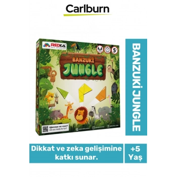 Zeka Geliştirici Oyun Eğitici Öğretici Okuma Yazma El Göz Koordinasyonu Banzuki Jungle