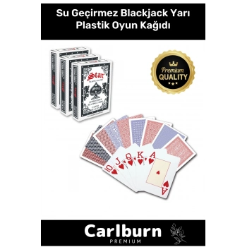 Yeni Nesil Su Geçirmez Texas Holden Casino 21 İskambil Blackjack Yarı Plastik Oyun Kağıdı