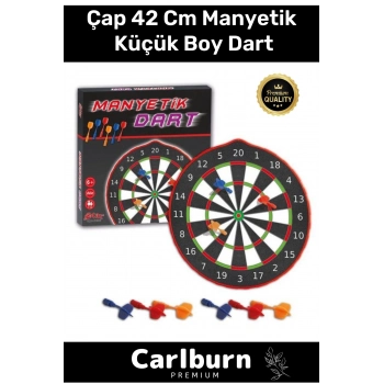 Premium Eğitici Zeka Geliştirici Öğretici Eğlence Aile Manyetik Dart Küçük Boy Çap 42 Cm