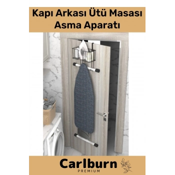 Özel Üretim Kapı Arkası Organizer Sağlam Dayanıklı Kolay Montajlu Sprey Ütü Masası Asma Aparatı