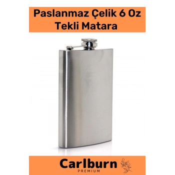 Özel Üretim Uzun Süre Soğuk Tutan Paslanmaz Çelik 6 Oz Tekli İçecek Matara Şişesi