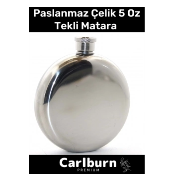 Özel Üretim Uzun Süre Soğuk Tutan Paslanmaz Çelik 5 Oz Tekli İçecek Matara Şişesi
