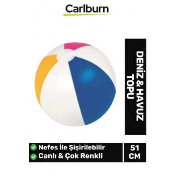 Özel Üretim Dilimli Canlı Çok Renkli Nefes Şişirilen Vinil Malzeme Üretimi 51 cm Deniz Havuz Su Topu