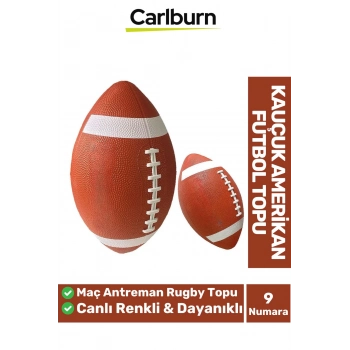 Premium Profesyonel Genç Yetişkin Maç Antreman Rugby Kauçuk Amerikan Futbol Topu