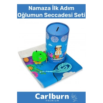 Namaza İlk Adım Kızımın Oğlumun Seccadesi Oyuncak Medine Görselli Fotoğraf Makinesi Tesbih Seti