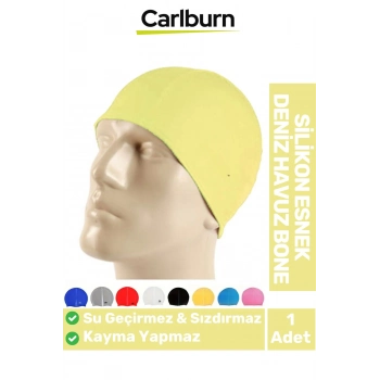 Özel Üretim Kaymaz Su Geçirmez Sızdırmaz Silikon Yüzücü Elastik Yüzme Şapkası Havuz Deniz Bonesi