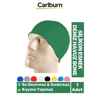 Özel Üretim Kaymaz Su Geçirmez Sızdırmaz Silikon Yüzücü Elastik Yüzme Şapkası Havuz Deniz Bonesi