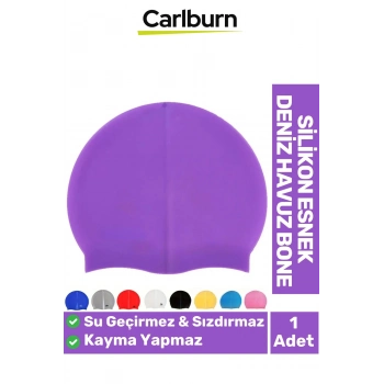 Özel Üretim Kaymaz Su Geçirmez Sızdırmaz Silikon Yüzücü Elastik Yüzme Şapkası Havuz Deniz Bonesi