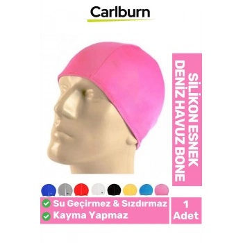 Özel Üretim Kaymaz Su Geçirmez Sızdırmaz Silikon Yüzücü Elastik Yüzme Şapkası Havuz Deniz Bonesi