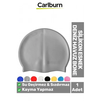 Özel Üretim Kaymaz Su Geçirmez Sızdırmaz Silikon Yüzücü Elastik Yüzme Şapkası Havuz Deniz Bonesi