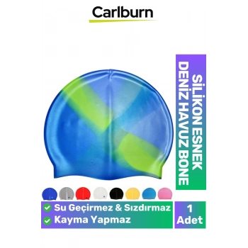 Özel Üretim Kaymaz Su Geçirmez Sızdırmaz Silikon Yüzücü Elastik Yüzme Şapkası Havuz Deniz Bonesi