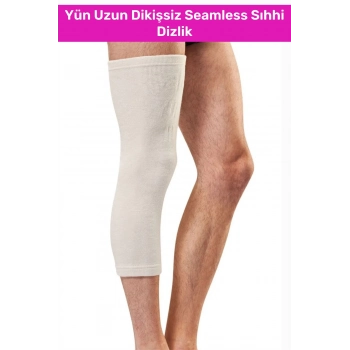 Bölgesel Sıkılaştırıcı Elastik Kas Eklem Etkili Spor Günlük Yün Uzun Dikişsiz Seamless Sıhhi Dizlik