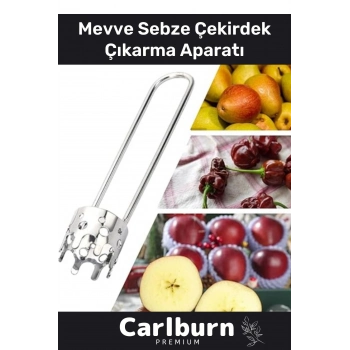 Özel Tasarım Paslanmaz Çelik Sağlam Dayanıklı Biber Domates Meyve Sebze Çekirdek Çıkarma Aparatı