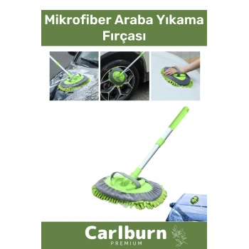 Özel Üretim 180 Derece Dönen Otomobil Çizmez Hasar Mikrofiber Araba Yıkama Sopalı Fırça Seti