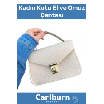 Özel Tasarım Ayarlanabilir Omuz Askılı Dayanıklı Kaliteli Şık Rahat Kadın Kutu El Omuz Çantası