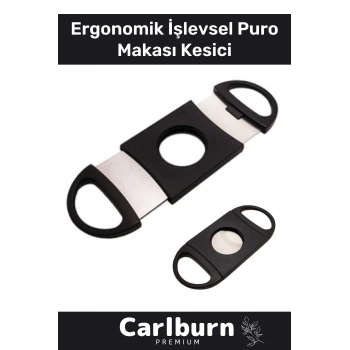 Özel Üretim Ergonomik Plastik Tutuş Paslanmaz Çelik Bıçak Zarif Estetik İşlevsel Puro Makası Kesici