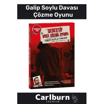 Özel Üretim Dedektif Kanlı Para Cinayet Katil Kim Dava Vaka Çözme Galip Soylu Davası Oyunu